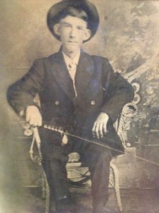 This photograph was taken on July 4th, 1910, three weeks before my grandfather's 20th birthday. It sat on the mantle in my grandparents' bedroom until my grandmother's death in 1974. It was then passed on to me as my grandfather had requested many years earlier. Now prominently displayed on my mantle, it is one of my most treasured possessions. 